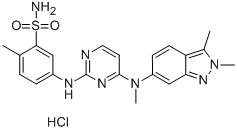 Pazopanib hydrochloride